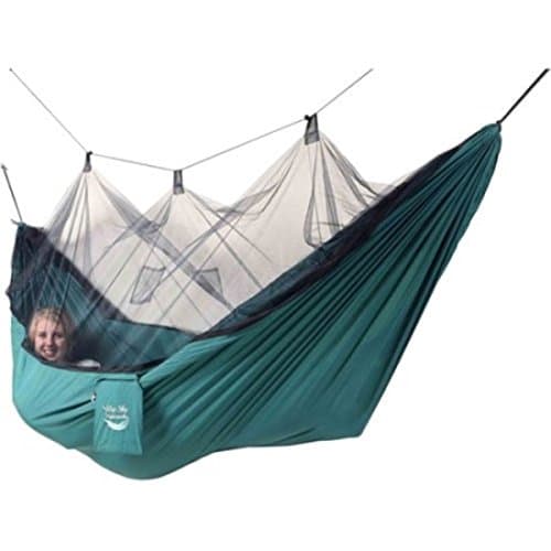 BlueSky Hammocks Mosquito Net Camping Hammock with Bonus Tree Strap, Green