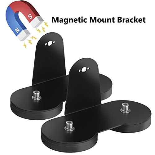Moso Led Magnetic Mount Bracket, 2 Pcs Powerful Magnetic Base Mount Sucker Holder Magnet Tube Clamp For Led Light Bar Led Pods