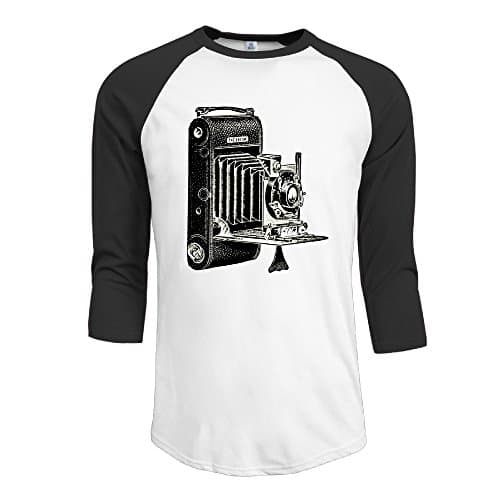 Camera Photography Graphic Man Baseball Shirts