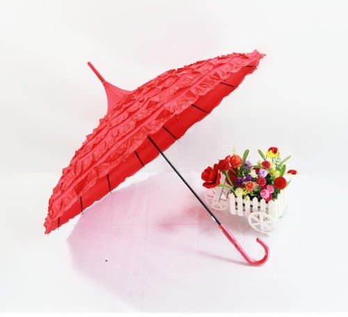 MiiHome Romantic Wedding Umbrella (red)
