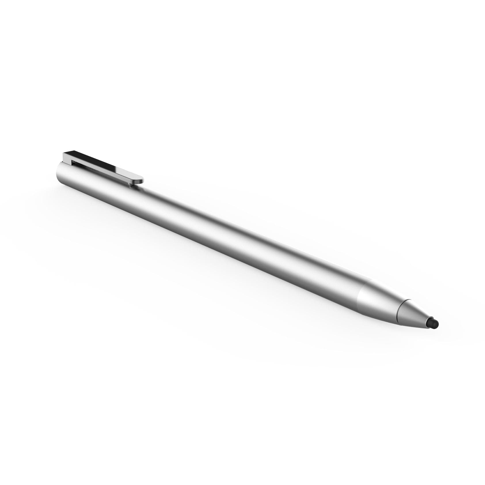 adonit Dash 4 Stylus Pen for iOS/Android [iPad/Android Tablet Pen, Extra Long Battery Life, Palm Rejection, Interchangeable Thin Tip, No Bluetooth Required] Matte Silver, ADJD4B