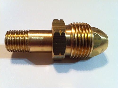 BBQ Propane LP Gas Fitting Full Flow POL Connector 1/4" MNPT