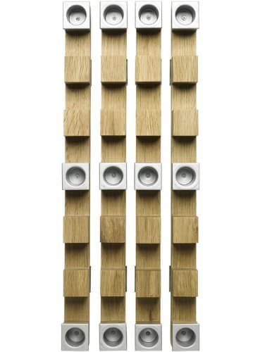 Sagaform Oval Oak Meccano Candleholder