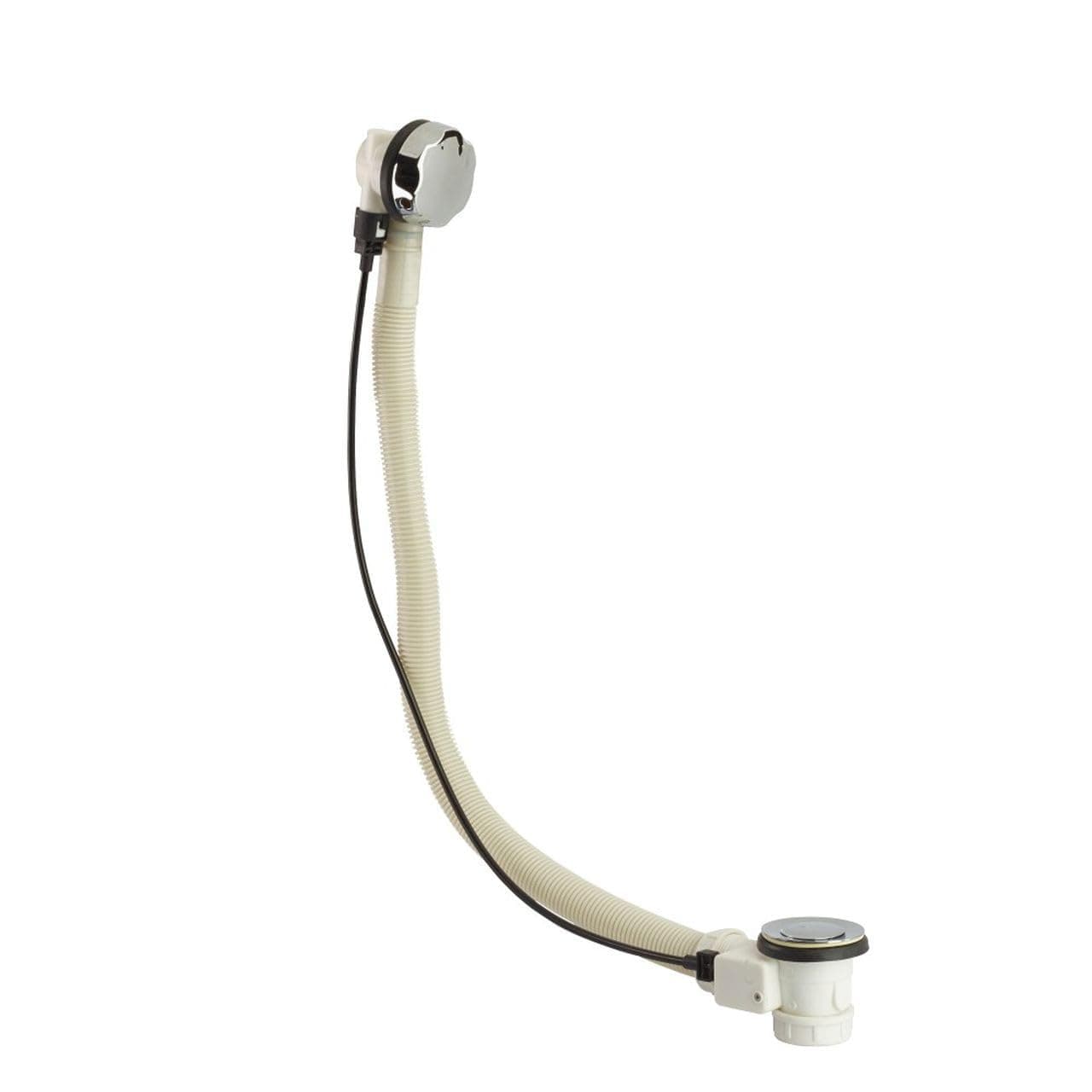 W BATH06 C Round Pop Up Bath Waste with Overflow , Beige