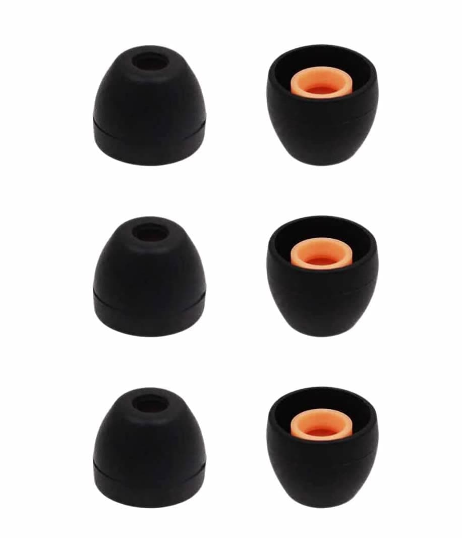 IiEXCEL WF-1000XM4 Replacement Eartips Earbuds, 3 Pairs Ear Tips Gel Buds Small Size Flexible Soft Silicone Rubber Skin Accessories for So ny WF-1000XM4 - Black Small