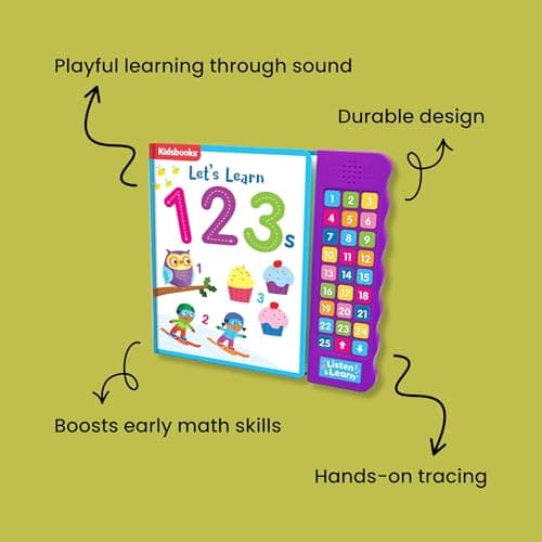 27-button Sound Book Let's Learn 123s