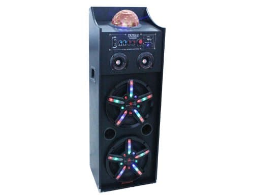 Patron Audio Pro PLS-2000MP3 Dual 10-Inch Speaker System with SD/USB Reader