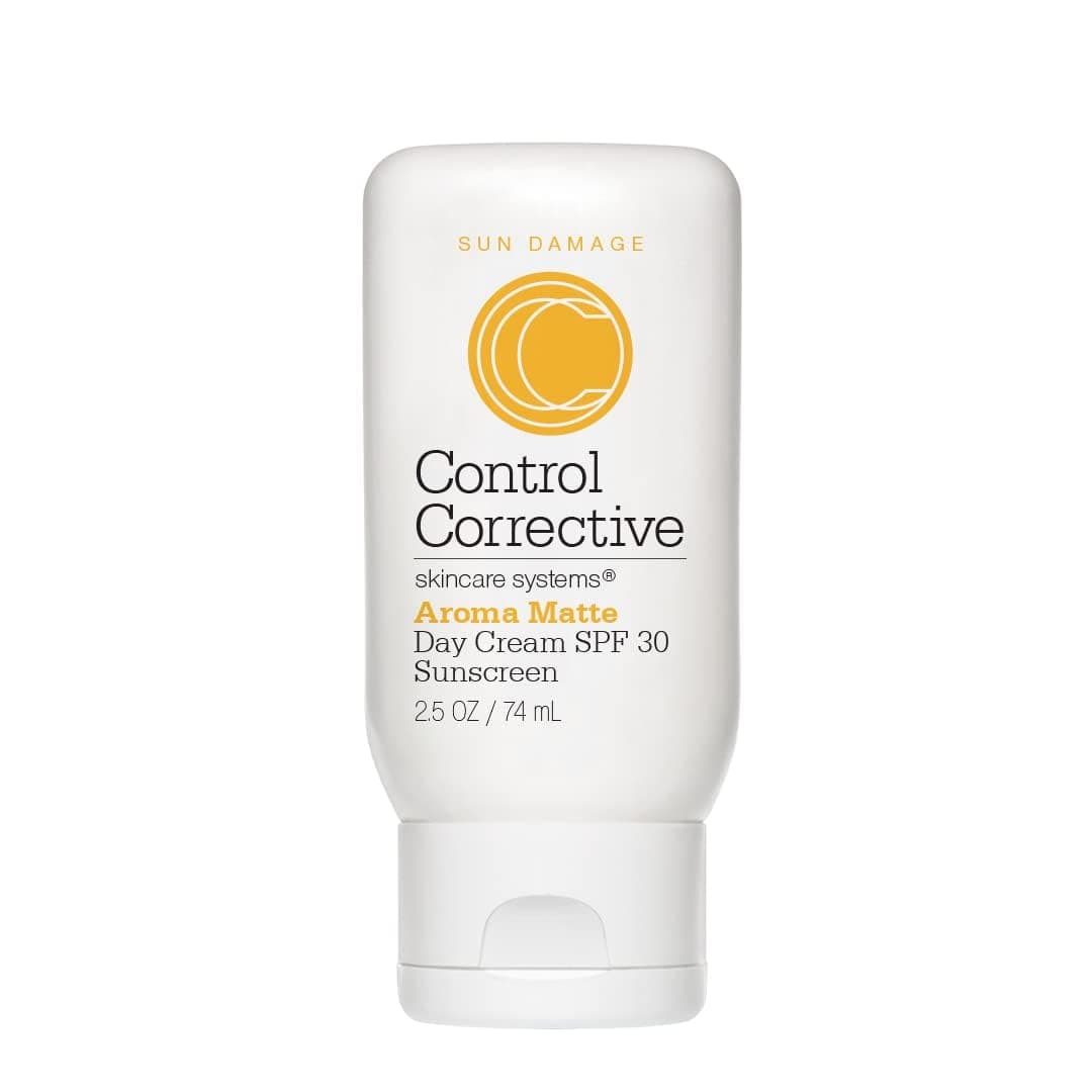- CONTROL CORRECTIVE Aroma Matte Day Cream Spf 30, 2.5 Oz - Sunscreen, Non-Comedogenic, Fast-Absorbing Aromatic Spf, Vitamin C, Won’t Clog Pores, Full Spectrum Sun Protection, Micro-Fine Zinc, Green Tea