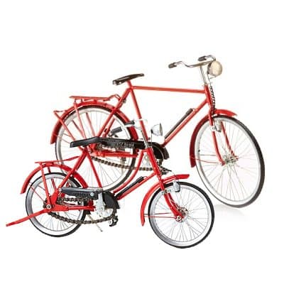 Retro Miniature Bicycles - Red