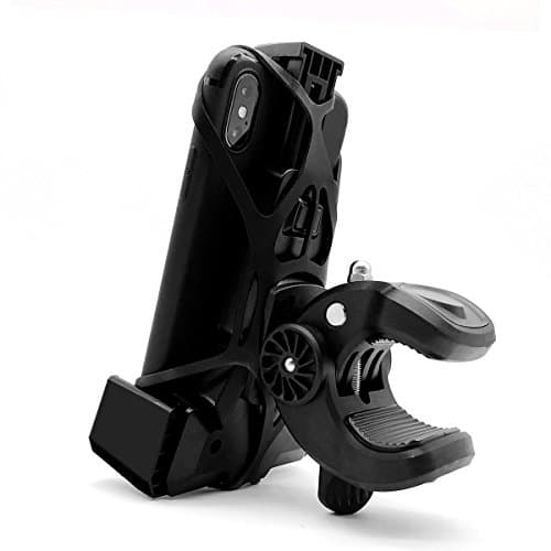 Widras Bike Cell Phone Holder 3rd Generation | Bicycle Mount for iPhone X 8 7 6 5 Plus | Samsung Galaxy S5 S6 S7 S8 S9 Note or Any Smartphone & GPS| Mountain & Road Bicycle Handlebar Cradle