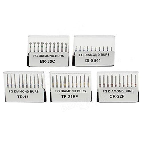 50pcs Diamond Burs FG Diamond Burs