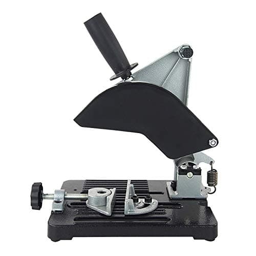 JORDAR Angle Grinder Stand with Heavy Cast Iron Base, 4 inch (Medium, Silver and Black)