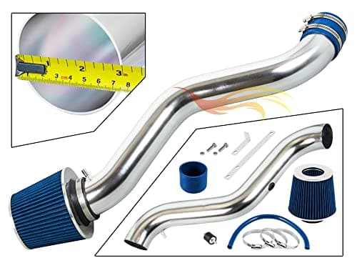 BLUE Air Intake Kit+Filter Compatible with 2005-2010 JEEP Grand Cherokee/Commander 3.7L V6