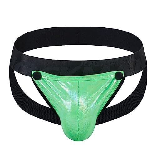 JOCKMAIL Jockstrap Athletic Supporters with Removeable Front Men Jock Strap Male Underwear