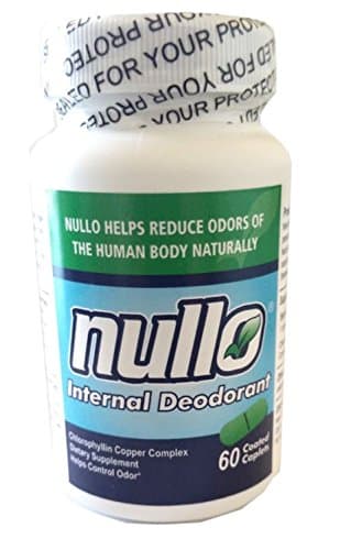 nulloInternal Deodorant Tablets Controls Body Odors Safely and Effectively - 60 Ea(Pack of 3)