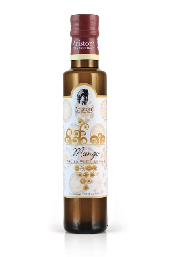 AristonMango Infused White Balsamic 8.45 Fl Oz (250 Ml) Product of Italy