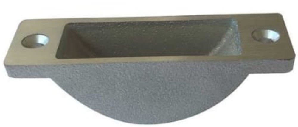 Jedo Easy Clean Door Flush Bolt Floor Socket 62mm x 19mm Satin