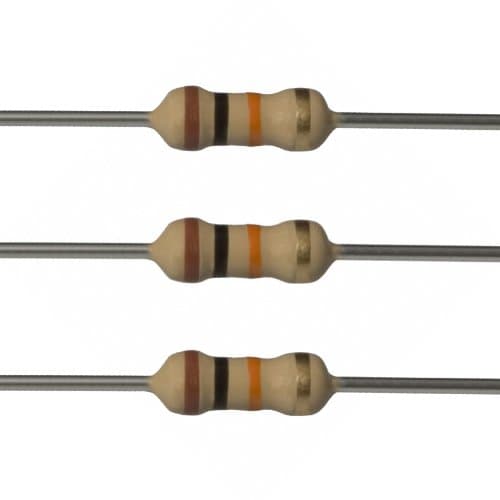 25EP51210K0 10k Ohm Resistors, 1/2 W, 5% (Pack of 25)