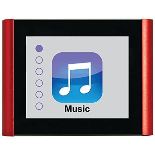 Mach Speed Eclipse V180 8GB MP3 and Video Player, 1.8" Color Display, Clip-On Design, Red