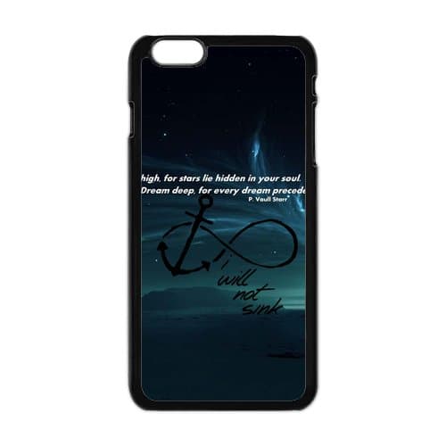 ABCHomes Coolest Chevron Infinity Anchor Case Cover for Iphone 6 Plus 5.5"