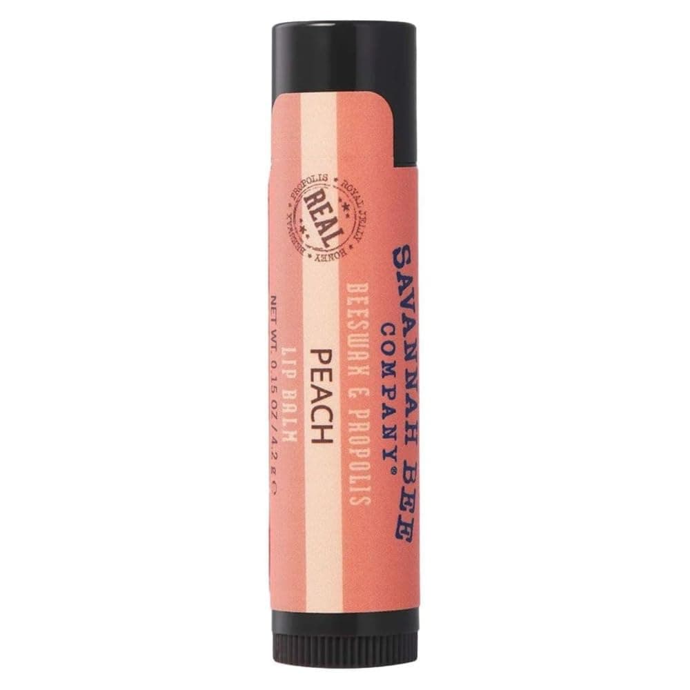 Savannah Bee Beewax Lip Blam, Peach