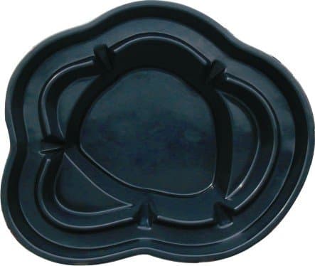 GFK, pond basin Plöner See in black