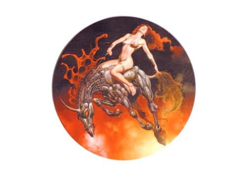 Fire Rider Decorative Sticker Decal