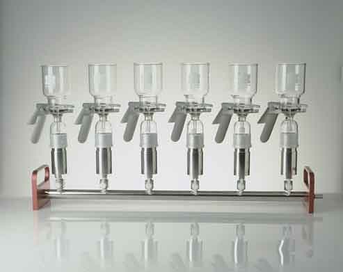 971000-6047 Solid Phase Extraction Manifold Set with 47mm Glass Filter Holder, 6 Place