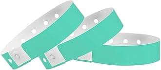 500 Aqua - Wristco Plastic Wristbands