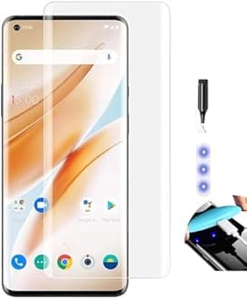 NISHTECH Advanced HD+ Curved UV Tempered Glass Screen Protector Designed for Vivo X50 Pro 5G || Full Screen Coverage with Easy Installation Kit (Anti-Scratch)