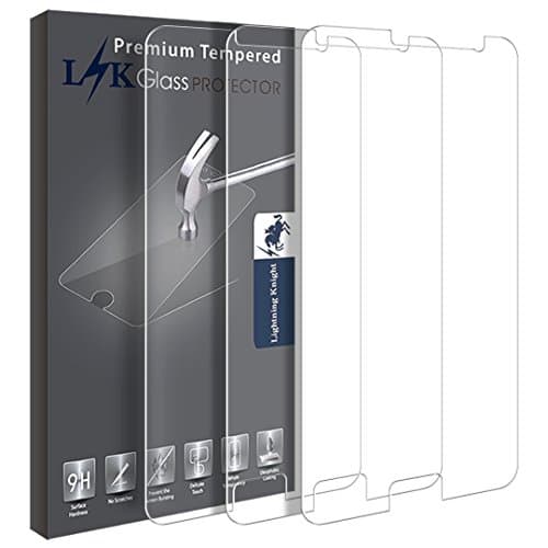 Samsung Galaxy On5 Screen Protector, LK [3 PACK] Tempered Glass with Lifetime Replacement Warranty