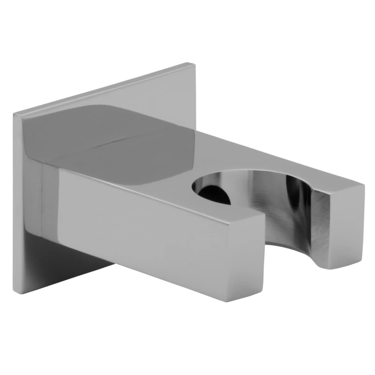 Wall-Mounted Holder for Shower Attachment Square Metal