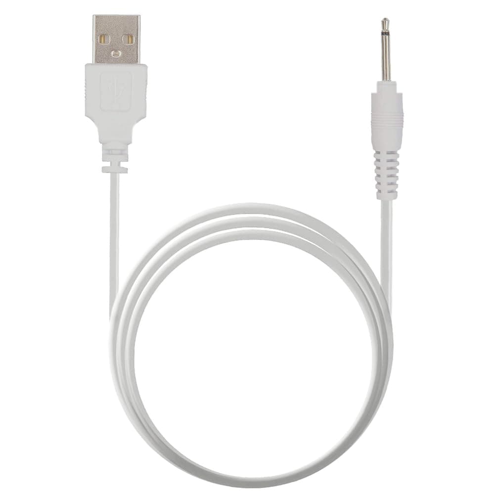 USB to Dc 2.5mm Power Charging Adapter USB Cable,Replacement DC Charging Cable,1 Meter,USB Charger Cord,Compatible with Toy,Beauty Product,Magic Mate(White)