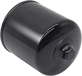 Premium Motorcycle Oil Filter Compatible with Harley Davidson Motorcycles Blackline Breakout Cross Bones CVO Road Glide Deluxe Dyna Electra Glide Electra Glide Low Fat Bob Low Rider, KN171B