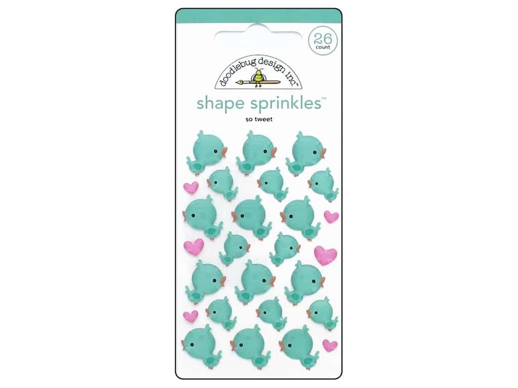 Doodlebug Spring Thing Sprinkles Shapes So Tweet