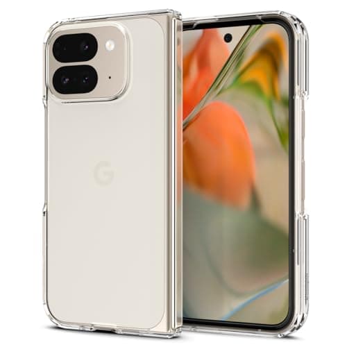 Spigen Ultra Hybrid Designed for Pixel 9 Pro Fold Case (2024) [Anti-Yellowing] - Crystal Clear