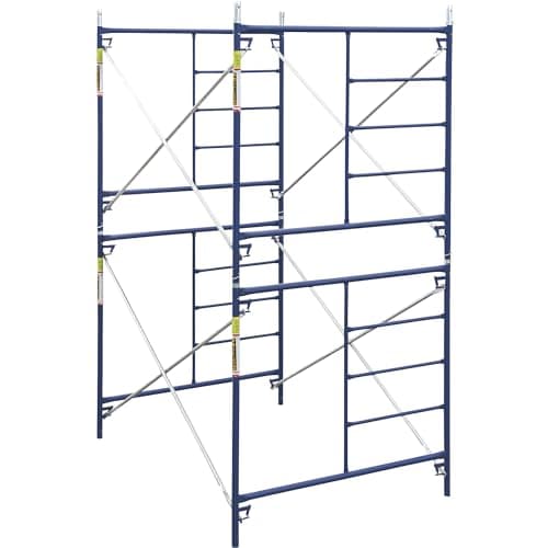 Metaltech Safertstack Double Lift Scaffold - 5ft. x 10ft. x 10ft. Model Number M-MFC51010