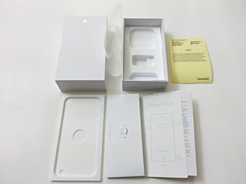 Replacement Empty Box Only for iPhone 6 Plus 5.5"" (Space Gray 64 Gb) + 1 Front & Rear Clear protective Packaging Film - No Phone or Accessories Included