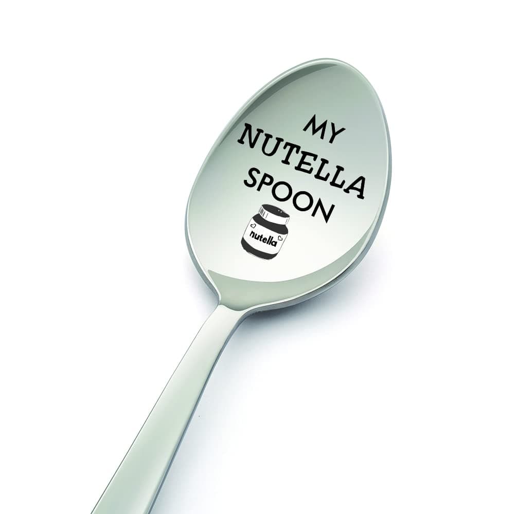 My Nutella Spoon-8 Inch Spoon Designed for Nutella Lover- Under £10- Presents for Him/Presents for Her-Perfect Present for a Sweet Tooth
