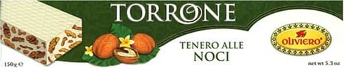 OlivieroTraditional Italian Walnut Torrone, (2)- 5.3 oz. Bars