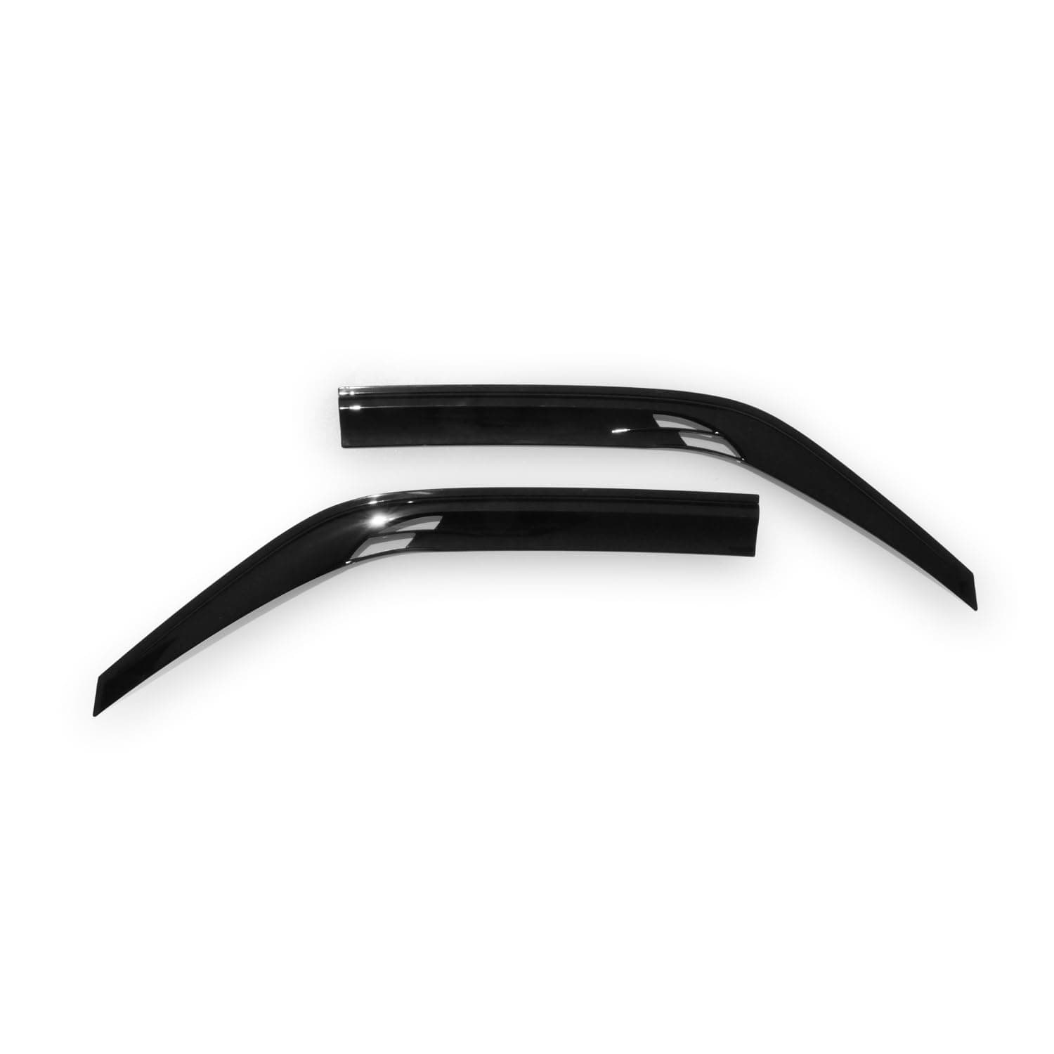 OMAC Window Wind Deflector for Dodge Mercedes Sprinter Sprinter W906 2006 to 2018, Air Rain Guards, Front Side Door Window Vent Visor, Acrylic, 2 Pieces, Black