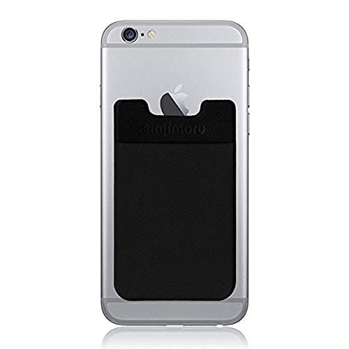 Sinjimoru Sinji Pouch Adhesive accessory pocket for all iPhone, iPod Touch, Galaxy S & Android smart phones - BLACK