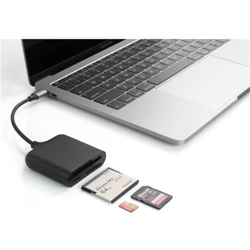 Sanho HyperDrive 3-in-1 USB-C Pro Card Reader/Writer