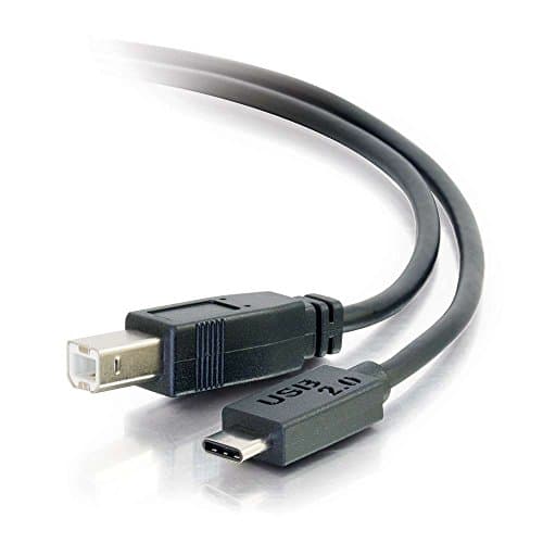 3ft USB 2.0 USB-C to USB-B Cable M/M - Black