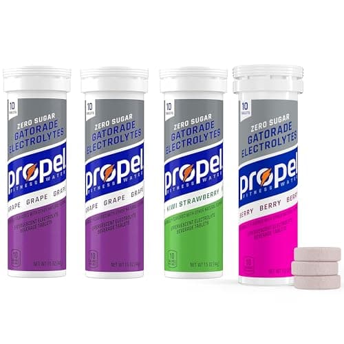 Propel Tablets, 4 Flavor Variety Pack, Makes 16.9oz Fl Oz, 40 count