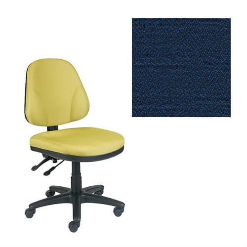 Office Master BC Collection BC48 Ergonomic Task Chair - No Armrests - Grade 1 Fabric - Spice Juniper Blue 1164 Plus Ergonomics eBook