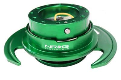 NRG Gen 3.0 Steering Wheel Quick Release Kit Green Color (Part: SRK-650GN)