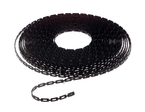 Master Mark ChainLock 1 in. x 100 ft. Plastic Tree Support, Plant and Cable Ties, Interlocking Reusable Tree Straps, Adjustable, Landscape Accessories, Black
