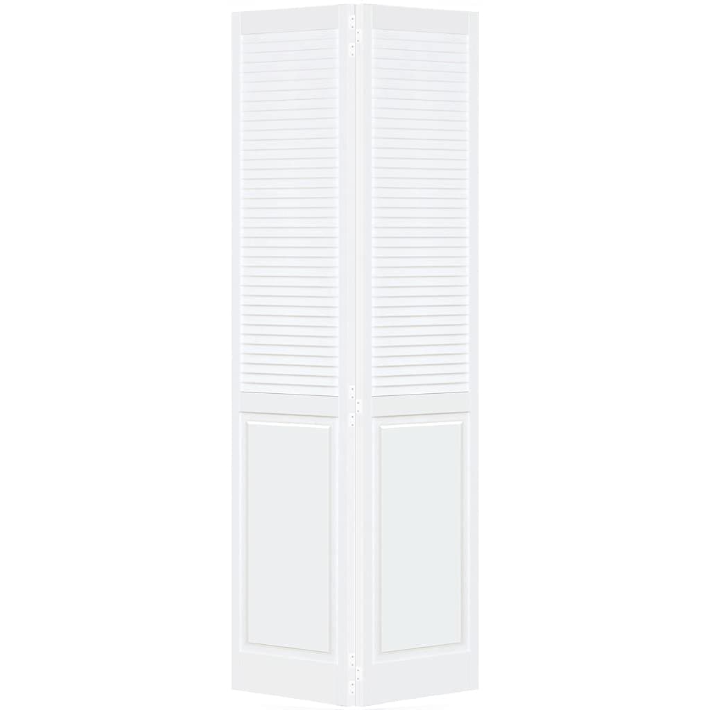 Bi-fold Traditional Louver-Panel, White (80 x 30)