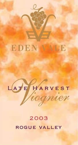2003 Edenvale Late Harvest Viognier 375 mL
